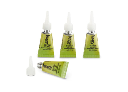 Krazy Instant Glue All Purpose Single Use Tubes 0.5oz 4ct (12 Pack) - Collectibles & Art > Adhesives Tape Glues Pastes