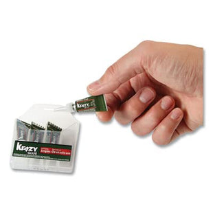 Krazy Instant Glue All Purpose Single Use Tubes 0.5oz 4ct (12 Pack) - Collectibles & Art > Adhesives Tape Glues Pastes