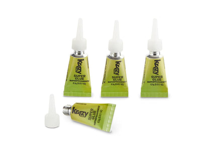 Krazy Instant Glue All Purpose Single Use Tubes 0.5oz 4ct (12 Pack) - Collectibles & Art > Adhesives Tape Glues Pastes