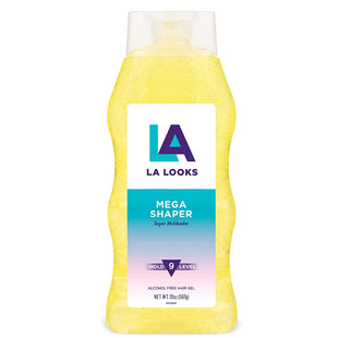 L.A. Looks Mega Hold Hair Styling Gel Level #9 Unisex 20oz (7 Pack) - Personal Care > & Products