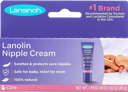 Lansinoh HPA Lanolin Nipple Cream for Breastfeeding Essentials 1.41oz (2 Pack) - Personal Care > Skin Lotion &