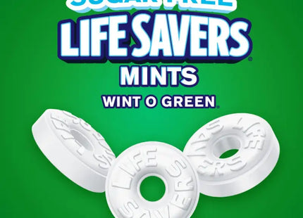 sugar free life savers mint green