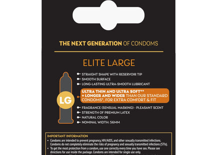 LifeStyles Skyn Non-Latex Lubricated Condoms Elite Large 3ct (12 Pack) - Health Care > Sexual Wellness & Contraceptives