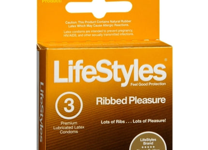 Lifestyles Ultra Sensitive Ribbed Lubricated Latex Condoms 3ct (12 Pack) - Health Care > Sexual Wellness &