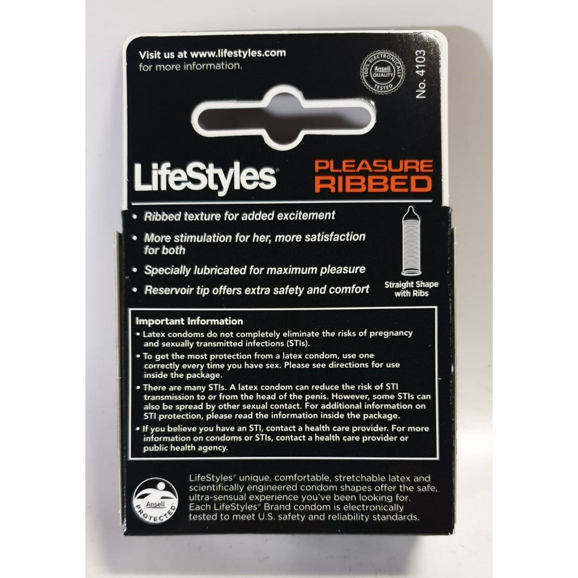 Ultra Ribbed Life Style Lifestyles Ultra Ribbed Lubricated Latex Condoms 3 Pack – High Mart