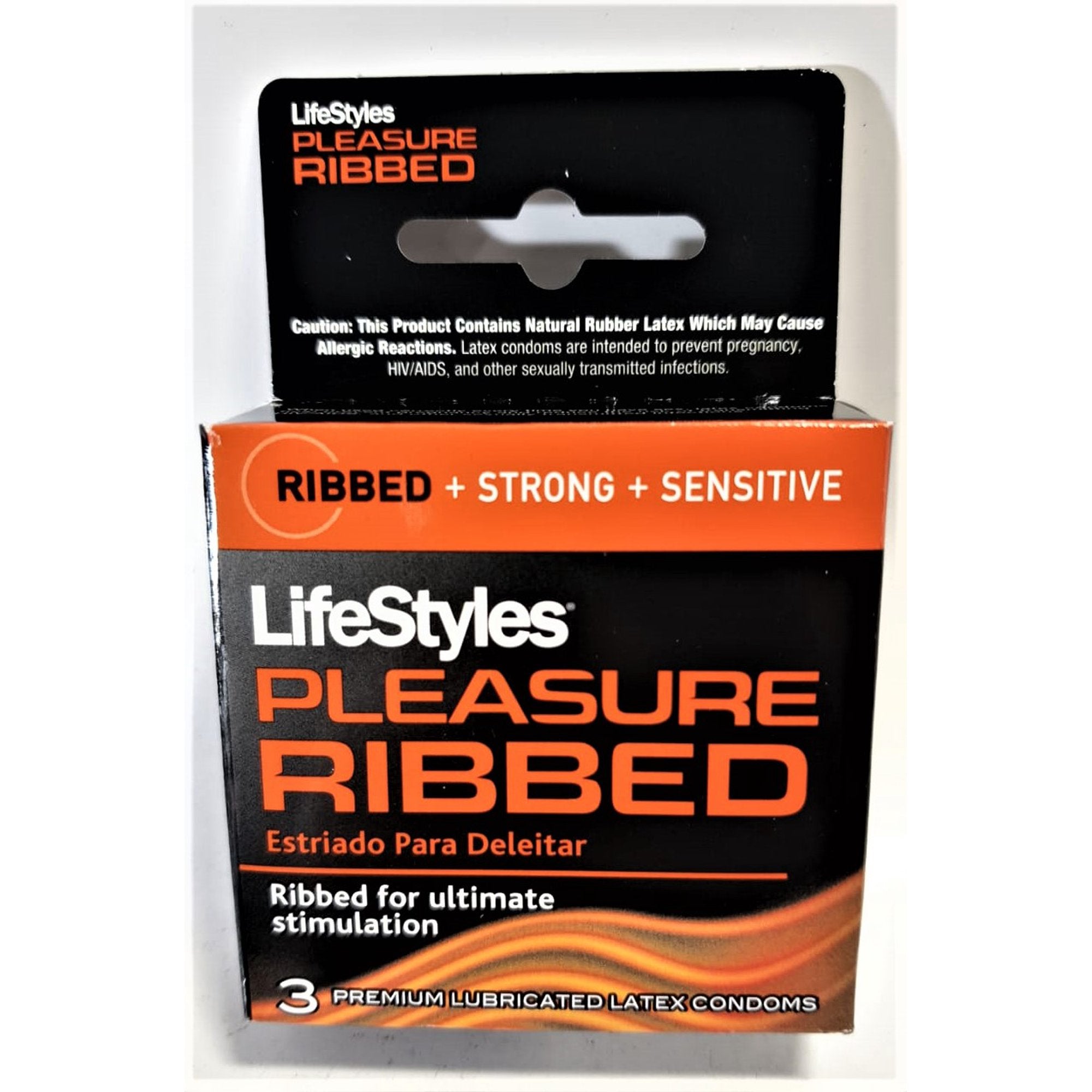 Ultra Ribbed Life Style Lifestyles Ultra Ribbed Lubricated Latex Condoms 3 Pack – High Mart