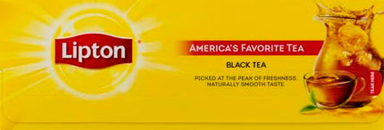 Lipton Black Bags Iced or Hot Natural Taste unsweetened 100ct - Food & Beverages > Non-Alcoholic Drinks Infusions