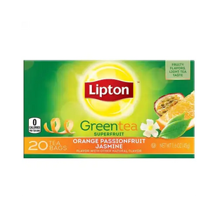 liptoni green tea orange jasmine 20 tea bags