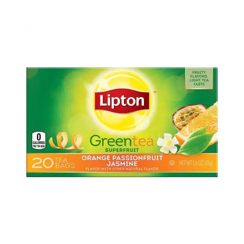 liptoni green tea orange jasmine 20 tea bags