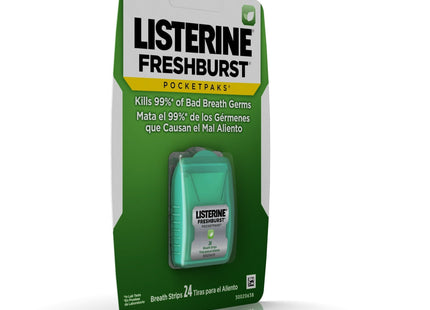 Listerine Freshburst Pocketpaks Breath Strips For Fresh 24ct (12 Pack) - Personal Care > Oral Fresheners