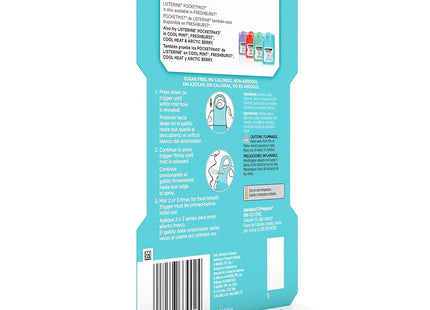 Listerine Pocketmist Cool Mint Oral Care Mist for Bad Breath 0.26 floz (24 Pack) - Personal > Fresheners