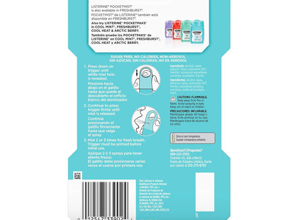 Listerine Pocketmist Cool Mint Oral Care Mist for Bad Breath 0.26 floz (24 Pack) - Personal > Fresheners