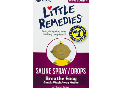 Little Noses Remedies Saline Spray and Drops 0.5 floz (12 Pack) - Health Care > Over-the-Counter Medication Cough Cold