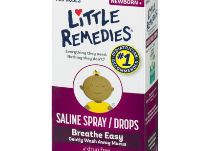 Little Noses Remedies Saline Spray and Drops 0.5 floz (12 Pack) - Health Care > Over-the-Counter Medication Cough Cold