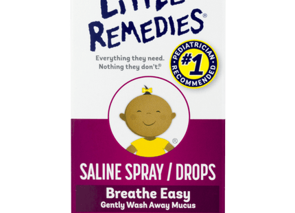 Little Noses Remedies Saline Spray and Drops 0.5 floz (12 Pack) - Health Care > Over-the-Counter Medication Cough Cold