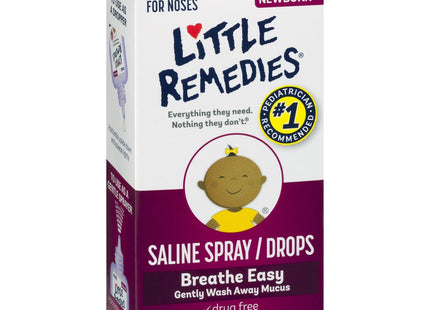 Little Noses Remedies Saline Spray and Drops 0.5 floz (12 Pack) - Health Care > Over-the-Counter Medication Cough Cold