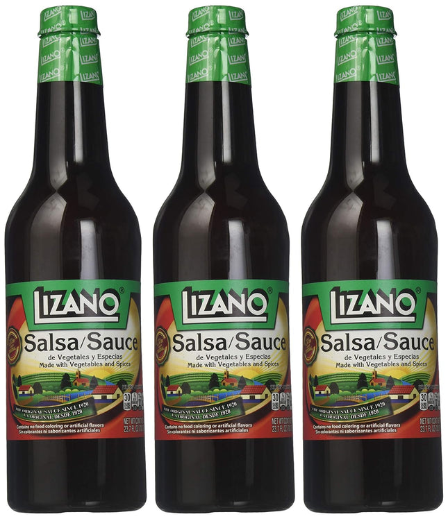 Lizano Salsa Sauce Original Flavor With Vegetables and Spices 21.13oz (3 Pack) - Food & Beverages > Condiments Sauces