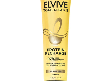 L’Oreal Elvive Total Repair Leave in Conditioner 5Protein Recharge 5.1oz (3 Pack) - Personal Care > Hair & Styling