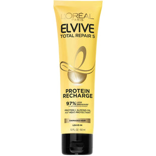 L’Oreal Elvive Total Repair Leave in Conditioner 5Protein Recharge 5.1oz (3 Pack) - Personal Care > Hair & Styling