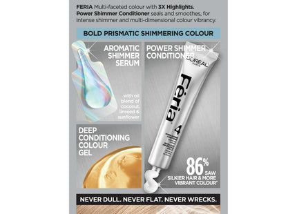 L’oreal Feria Multi-faceted Shimmering 3x Highlights 91 Light Beige (2 Pack) - Personal Care > Hair & Styling Color