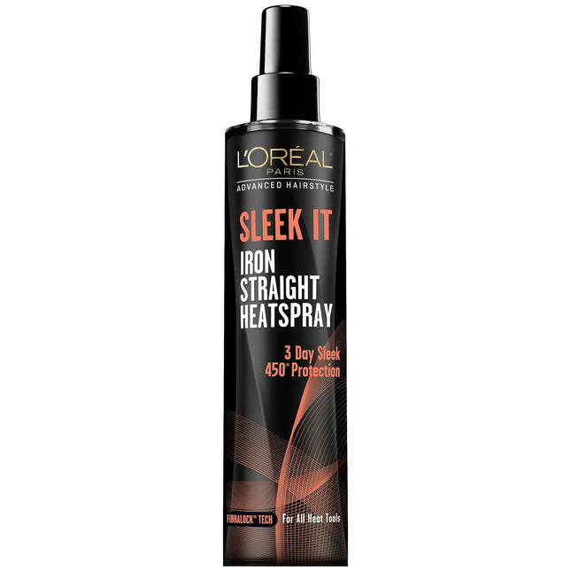 L’Oreal Paris Advanced Hairstyle Sleek It Iron Straight Heatspray 5.7oz - Personal Care > Hair & Styling Products