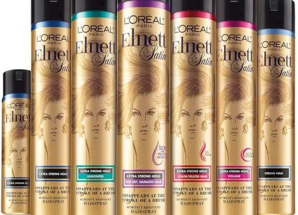 a group of hair products are shown in a row