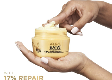 L’Oreal Paris Elvive Repair 5 Damage-Erasing Balm Almond Protein 8.5oz (2 Pack) - Personal Care > Hair & Styling