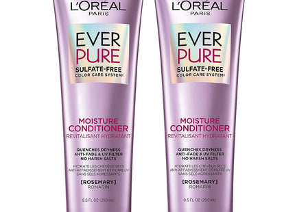 L’oreal Paris Everpure Rosemary Moisture Conditioner Tube 8.5oz (2 Pack) - Personal Care > Hair & Styling Shampoo