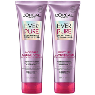 L’oreal Paris Everpure Rosemary Moisture Conditioner Tube 8.5oz (2 Pack) - Personal Care > Hair & Styling Shampoo