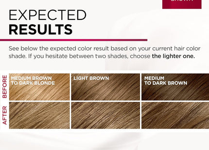 L’Oreal Paris Excellence Creme Permanent Hair Color #6 Light Brown - Personal Care > & Styling