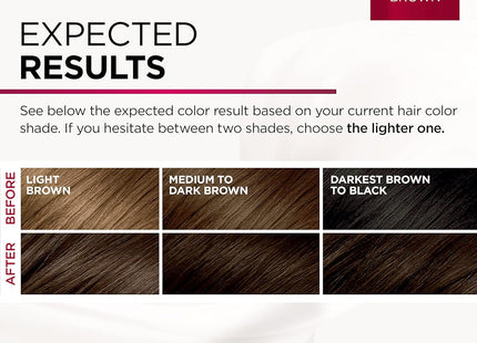 L’Oreal Paris Excellence Creme Permanent HairColor #4 Dark Brown (8 Pack) - Personal Care > Hair & Styling Color