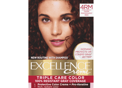 L’Oreal Paris Excellence Creme Permanent HairColor 4RM Dark Mahogany Red - Personal Care > Hair & Styling Color