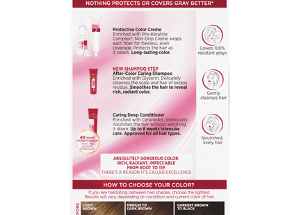 L’Oreal Paris Excellence Creme Permanent HairColor 4RM Dark Mahogany Red (4 Pack) - Personal Care > Hair & Styling Color