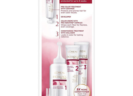 L’Oreal Paris Excellence Permanent Hair Color 6RB Light Reddish Brown (2 Pack) - Personal Care > & Styling