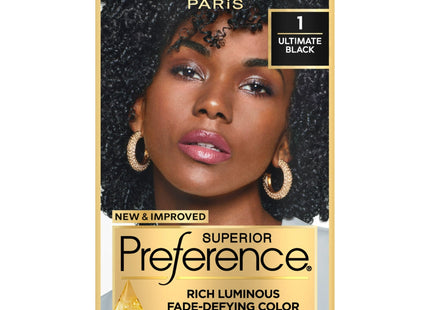 L’Oreal Paris Preference Fade-Defying HairColor 1.0 Ultimate Black (2 Pack) - Personal Care > Hair & Styling Color