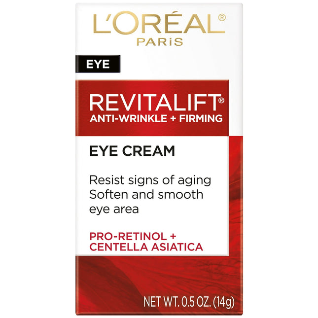 L’Oreal Paris Revitalift Anti-Wrinkle-Firming Eye Cream Unscented 0.5oz - Personal Care > Skin Anti-Aging Products