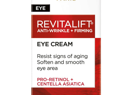 L’Oreal Paris Revitalift Anti-Wrinkle-Firming Eye Cream Unscented 0.5oz (4 Pack) - Personal Care > Skin Anti-Aging