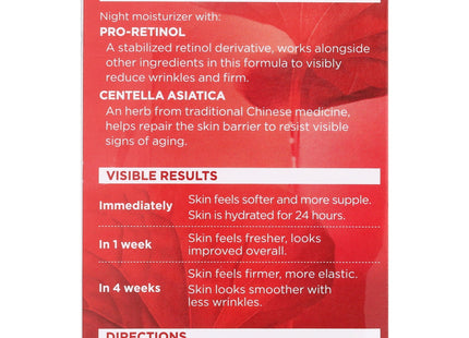 L’Oreal Paris Revitalift Anti-Wrinkle and Firming Night Moisturizer 1.7oz (6 Pack) - Personal Care > Skin Lotion &