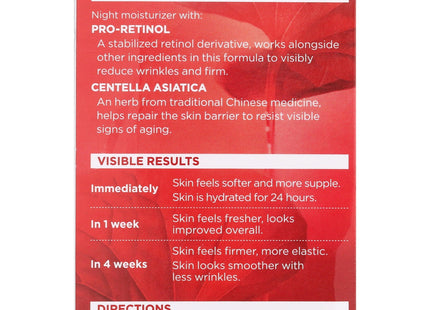 L’Oreal Paris Revitalift Anti-Wrinkle and Firming Night Moisturizer 1.7oz - Personal Care > Skin Lotion &