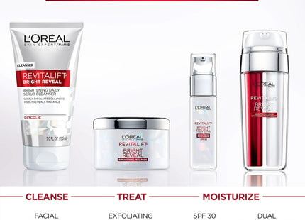 L’Oreal Paris Revitalift Bright Reveal SPF 30 Moisturizer 1oz (2 Pack) - Personal Care > Skin Lotion &