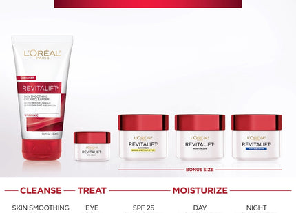 L’Oreal Paris Revitalift Radiant Smoothing Cream Cleanser 5oz - Personal Care > Skin Cleansers & Toners