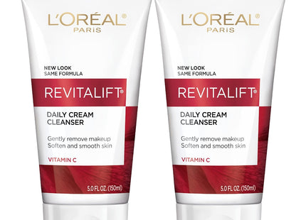 L’Oreal Paris Revitalift Radiant Smoothing Cream Cleanser 5oz (2 Pack) - Personal Care > Skin Cleansers & Toners