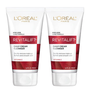 L’Oreal Paris Revitalift Radiant Smoothing Cream Cleanser 5oz (2 Pack) - Personal Care > Skin Cleansers & Toners