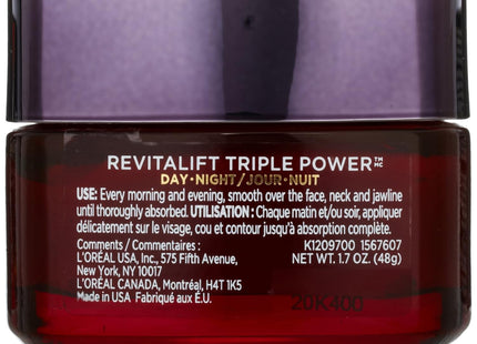 L’Oreal Paris Revitalift Triple-Power Deep Active Moisturizer 1.7oz (2 pack) - Personal Care > Skin Anti-Aging Products