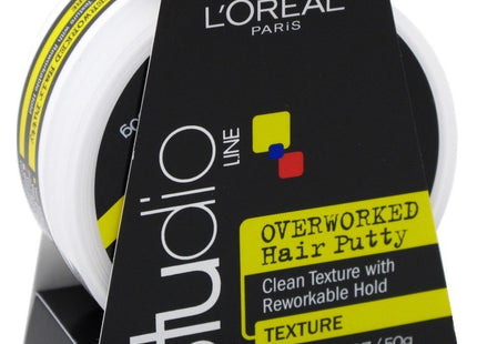 L’oreal Paris Studio Line Overworked Hair Gel Putty Texture 1.7 Oz - Personal Care > & Styling Products