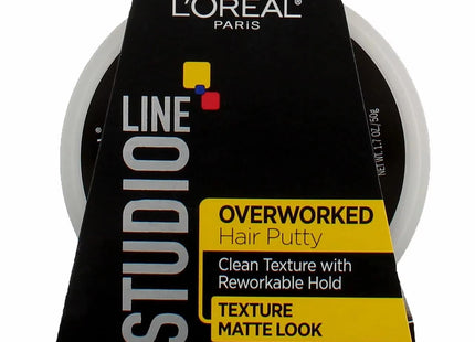 L’oreal Paris Studio Line Overworked Hair Gel Putty Texture 1.7 Oz (2 Pack) - Personal Care > & Styling Products