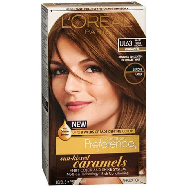 L’Oreal Paris Superior Preference Permanent HairColor UL63 Gold Brown (24 Pack) - Personal Care > Hair & Styling Color