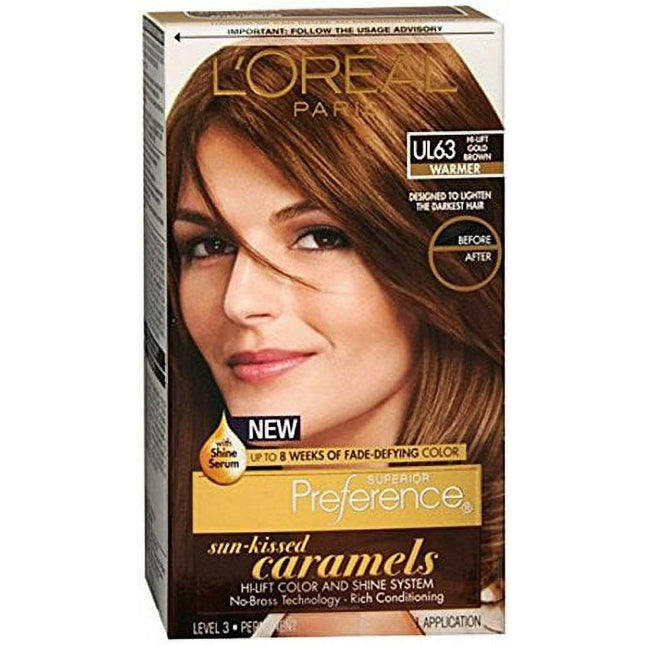 L’Oreal Paris Superior Preference Permanent HairColor UL63 Gold Brown (6 Pack) - Personal Care > Hair & Styling Color