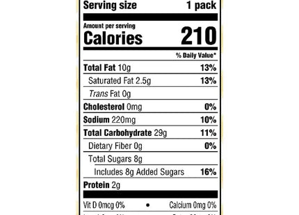 a close up of a nutrition label on a white background