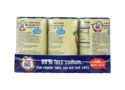 Losalt Reduced Sodium Iodized Salt 12.35 oz. (Pack Of 12) - Food Beverages & Tobacco > Items Seasonings Spices